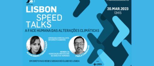 Lisbon Speed Talk: A face humana das alterações climáticas